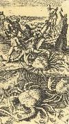 Mdnga of they faror and aventyr,som receive upptacktsfararna,har fangats in dramatic etching of the German talskonstnaren Theodor they Inconvenience unknow artist